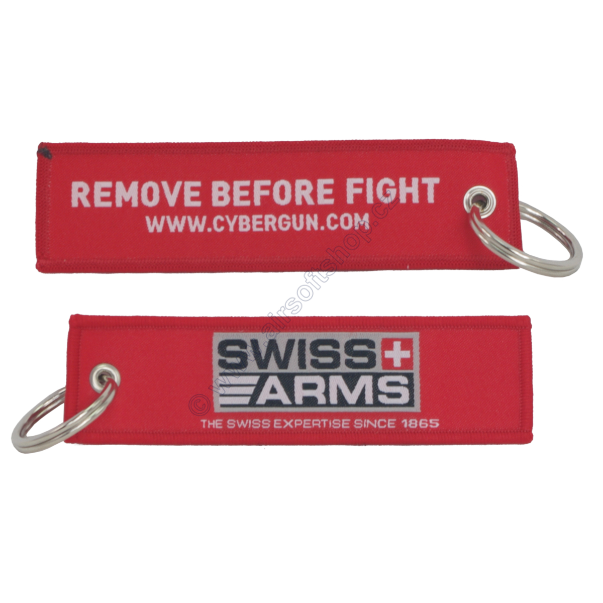 foto CY příběšek Remove Before Fight